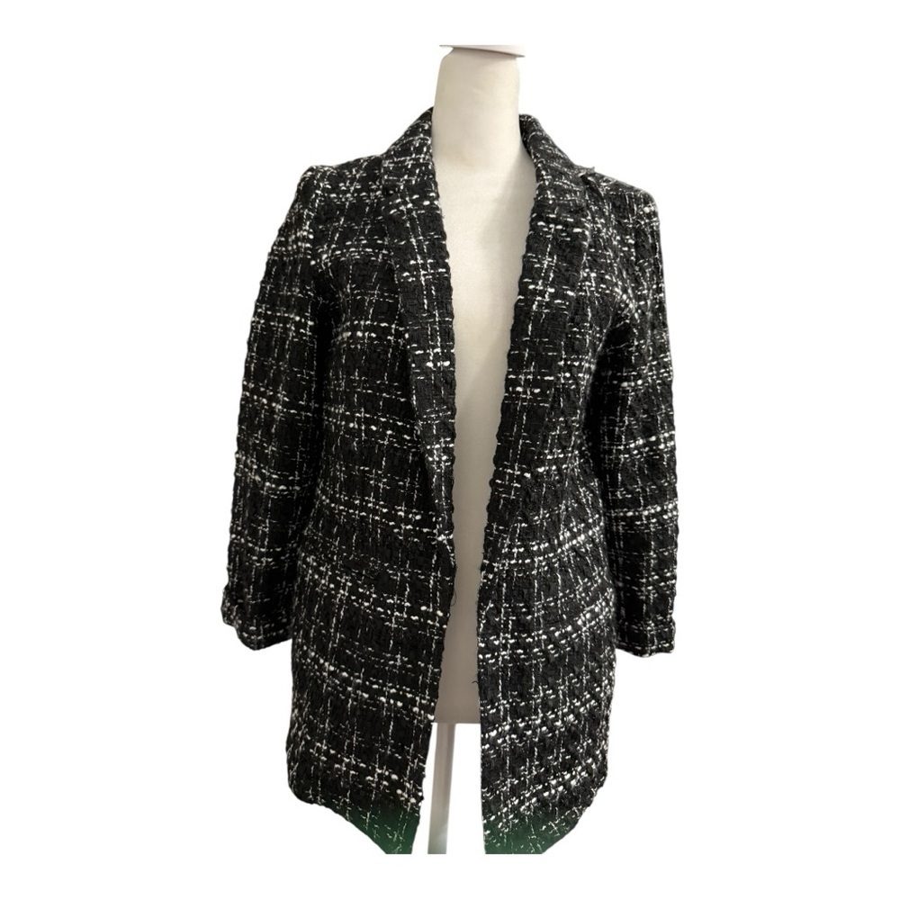 Active Seller! Nanette Lepore Tweed Jacket Size Small Designer Bouclé Blazer